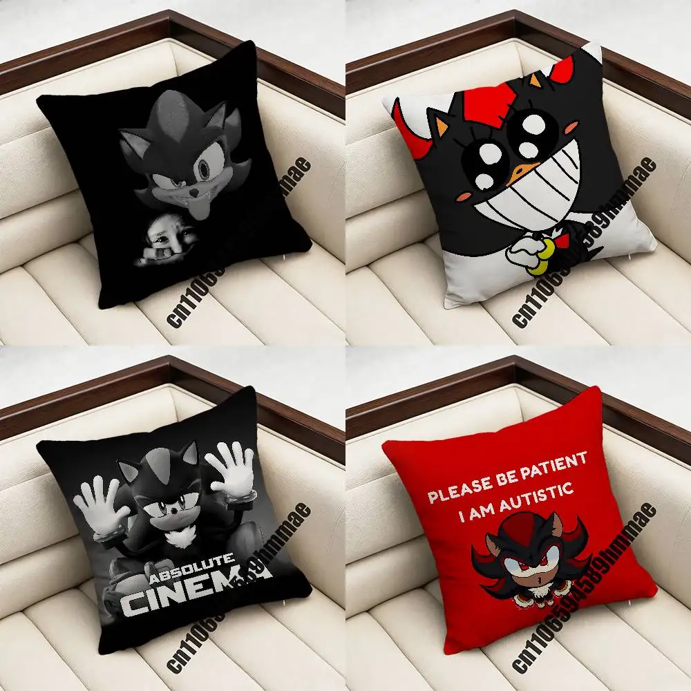 

For S-Shadow the H-HedgehogS LGBT Throw Pillow Case Sham 45x45cm 40x40cm Square Car Pillowcase Pad Cushion Cover