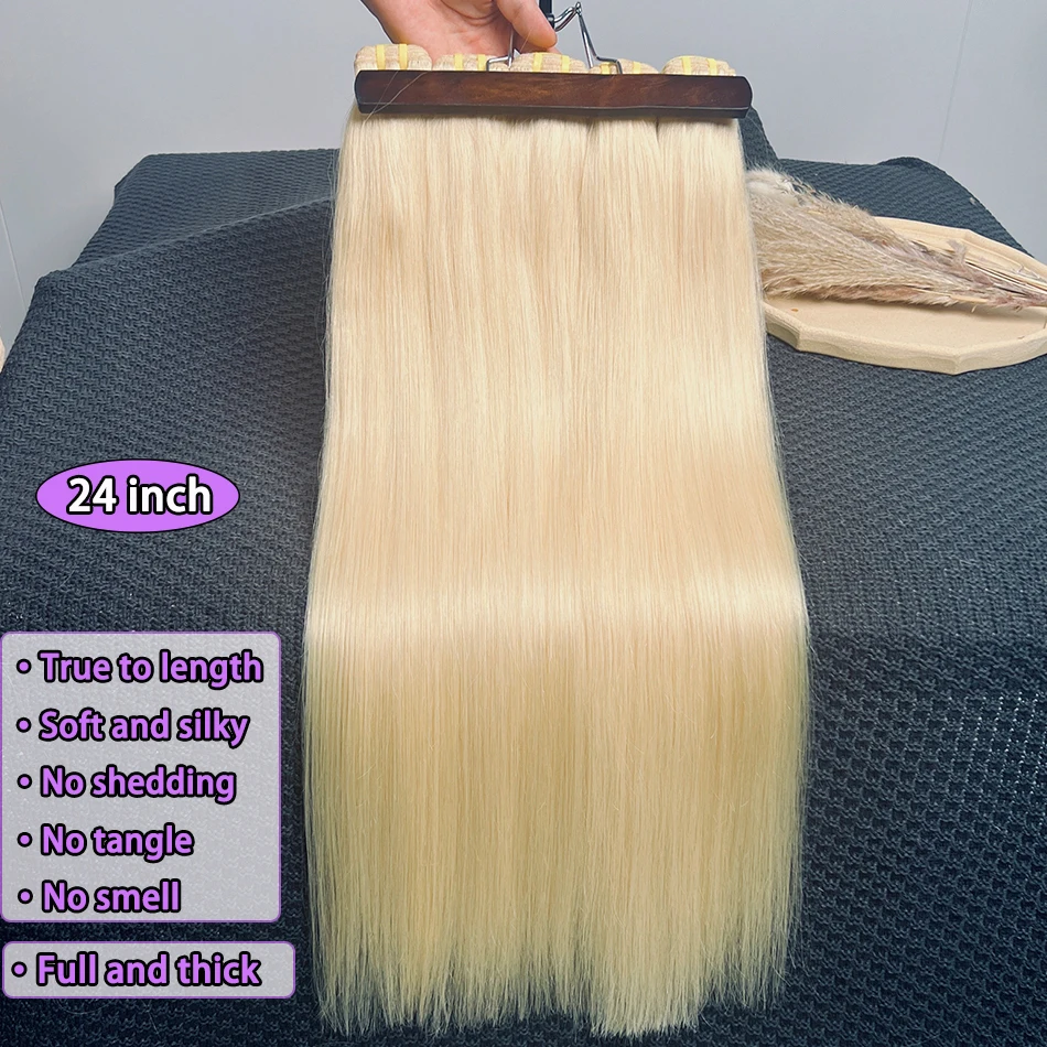 

# 613 Цвет Блондинка 100% Пучки человеческих волос Прямые двойные утки Вьетнамские необработанные девственные волосы Плетение Наращивание Пучок Распродажа