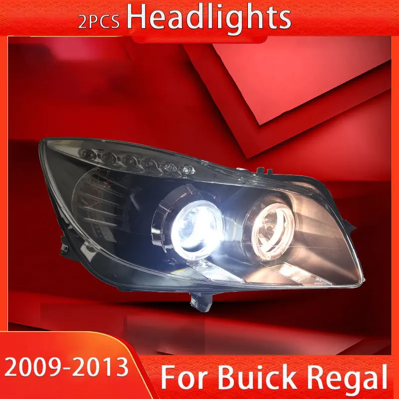 

Car Headlights For Buick Regal LED Headlights 2009-2013 Head Lamp Car Styling DRL Signal Projector Lens Automotive Accessories