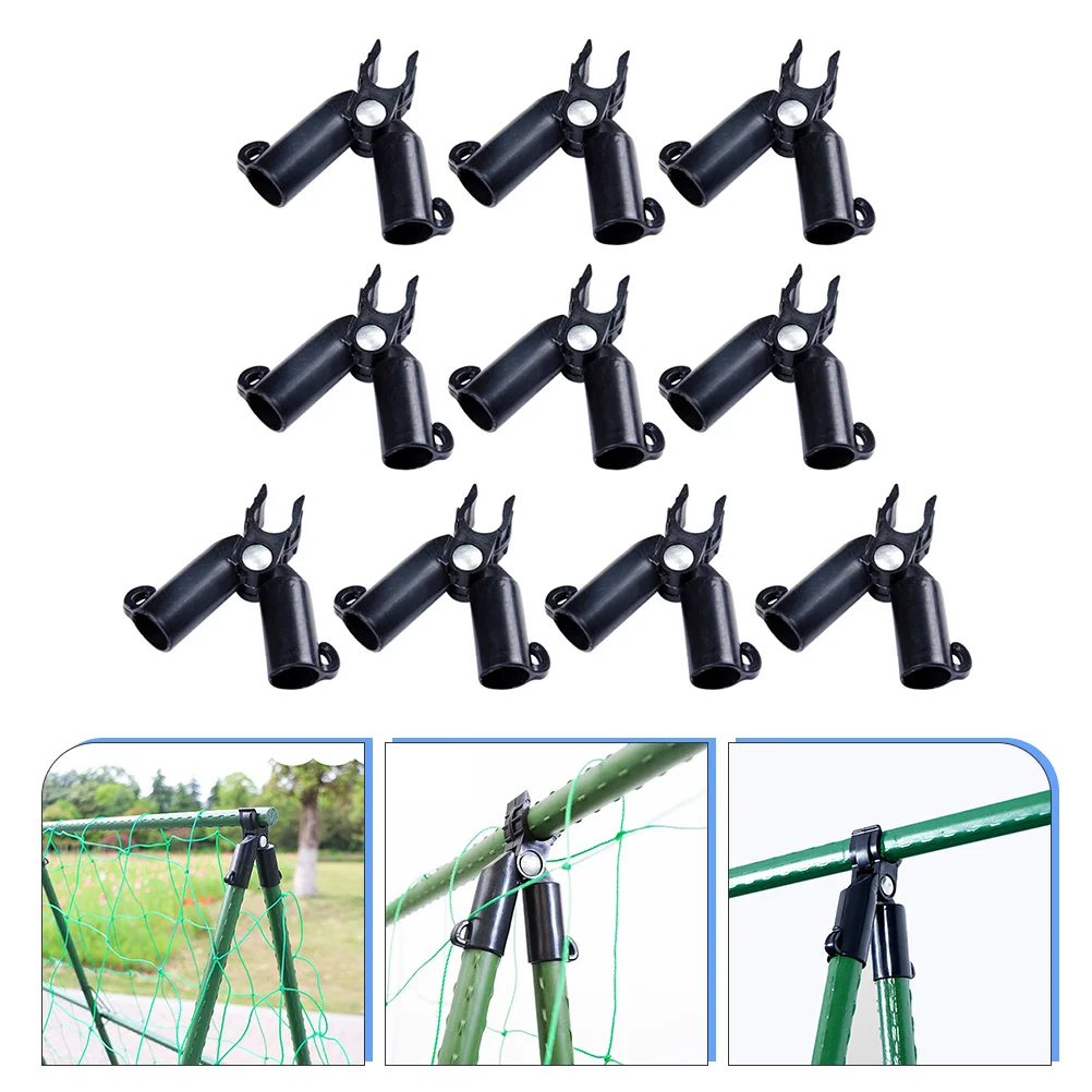 

10 Pcs Gardening Bracket Connector Stake Smaller Diameter Clip Connectors Plant Mini Plastic