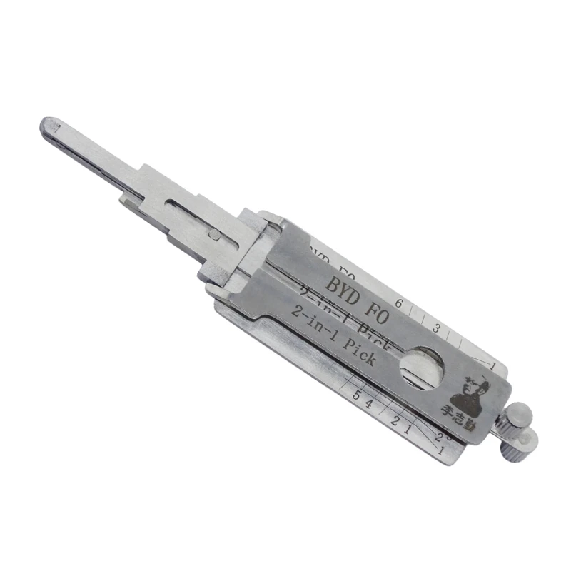 

Original Lishi BYD F0 2 in 1 Locksmith Tool Lock Pick & Decoder Flat Milling for BYD F0 models