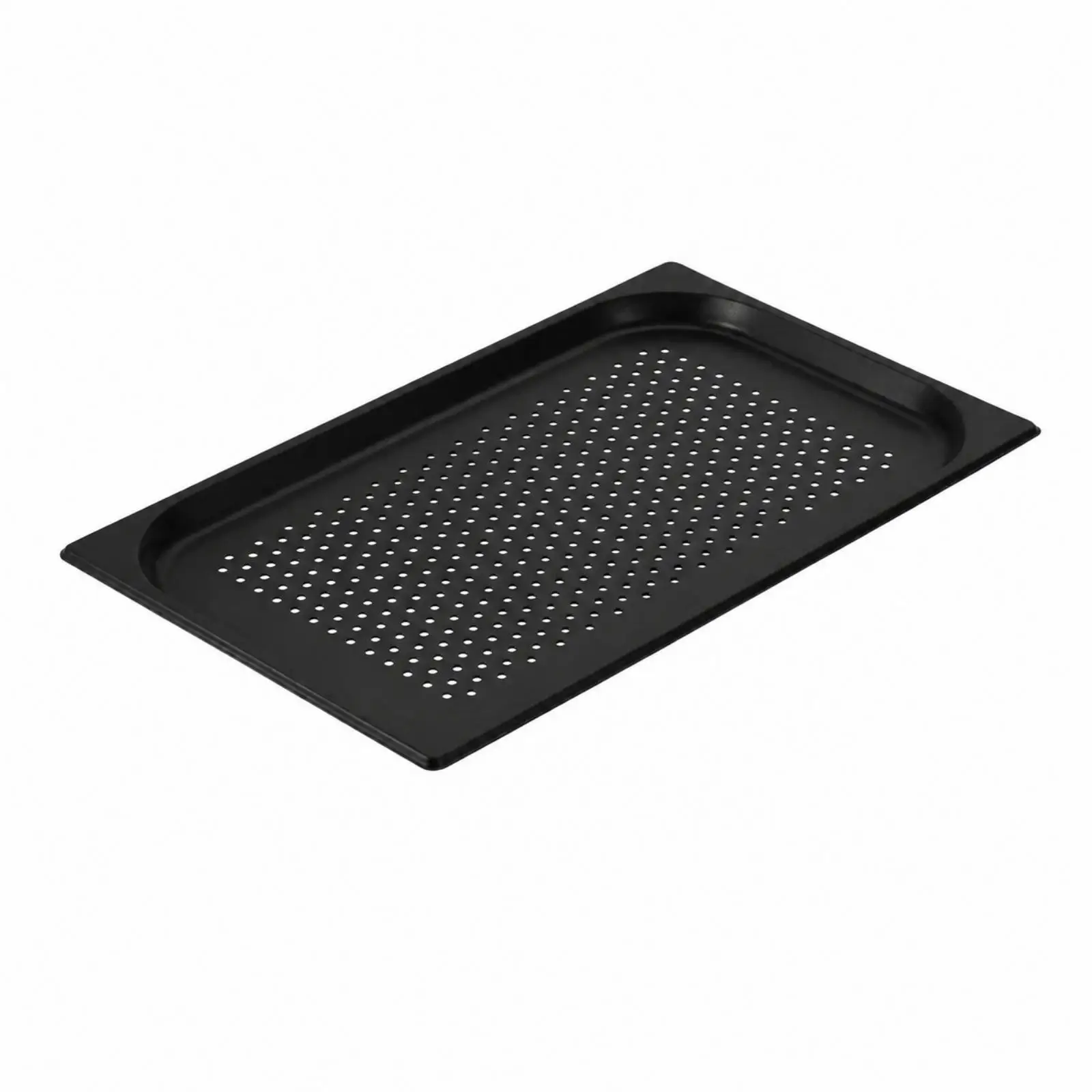 Heavy Duty Perforated Baking Tray Stainless Steel 1/1 Size Nonstick Cooking Sheet for Roasting Grilling Steam Oven Commercial