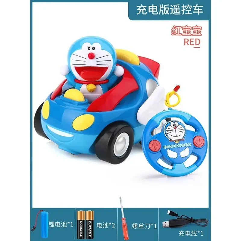 Doraemon Remote Control Car Birthday Toy Boy Charging Electric Remote Control Car Children's Car Baby Remote Control Racing Gift