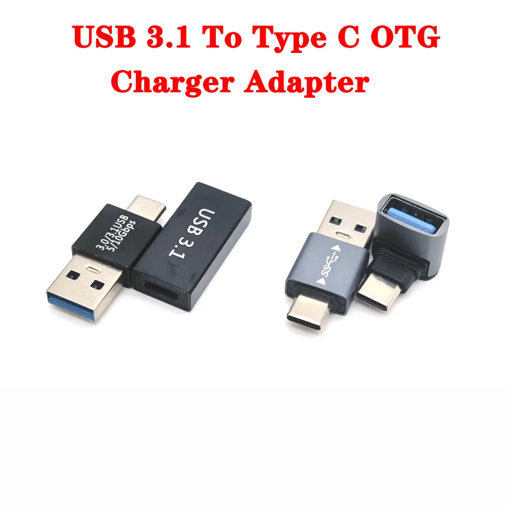 

USB 3.1 To Type C OTG Charger Adapter Connector Type-C to USB Male To Type-c Adapt Converter for PC MacBook Car USB ipad