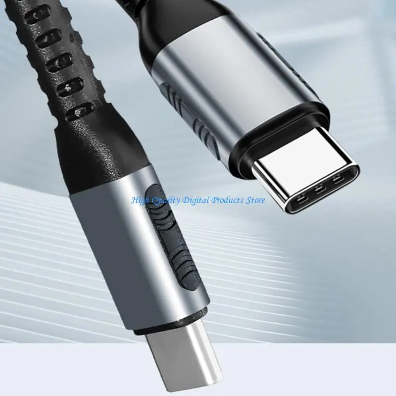 U2JE USB C TO USB C Зарядка кабельная проволока 100 Вт с электронным маркером для быстрой доставки питания