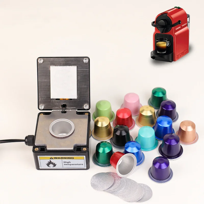 

Electric Nespresso Coffee Pod Sealer New Aluminum Beverage