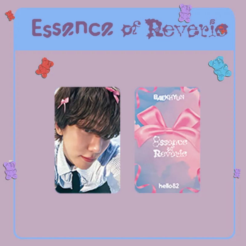 8 ชิ้น/เซ็ต Baekhyun Idol Boy ใหม่อัลบั้ม ESSENCE OF REVERIE HD พิมพ์ Photocards BAEK HYUN LOMO การ์ดโปสการ์ดแฟนคอลเลกชันของขวัญ