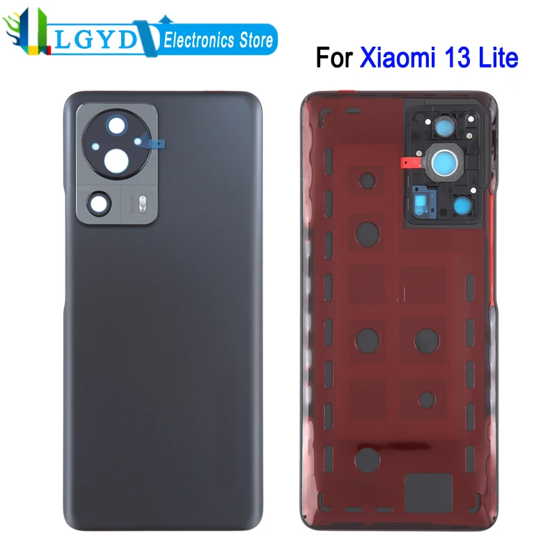 High Quality Rear Cover For Xiaomi 13 Lite Phone Battery Back Cover Repair Replacement Part