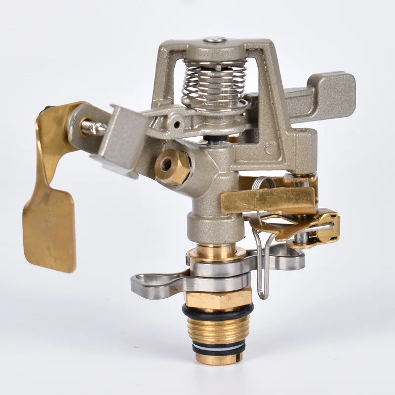 Zinc alloy 360-degree rotating rocker arm nozzle, agricultural irrigation water spray lawn landscaping watering automatic wateri