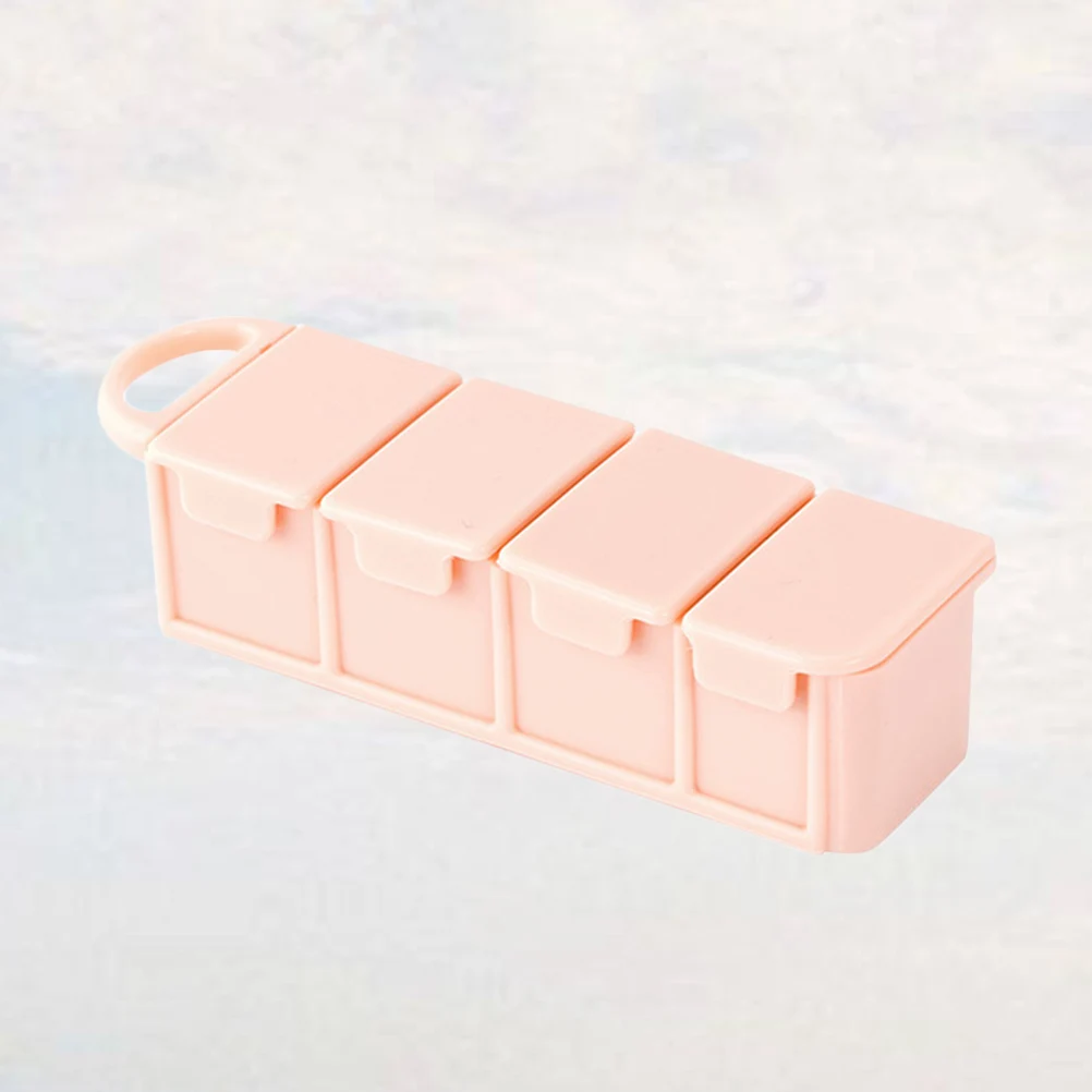 

Дозирующая аптечка, портативный пластиковый органайзер, удобный для путешествий небольшой контейнер для лекарств, сортировщик отсеков