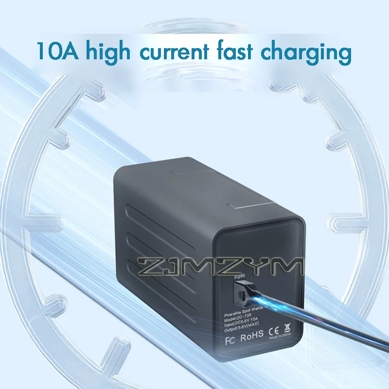 

Docreate-705 Farad Capacitor Spot Welder for 18650 Lithium Battery High Power Welding 2.4 Inch Color Screen,DIY Nickel Sheet