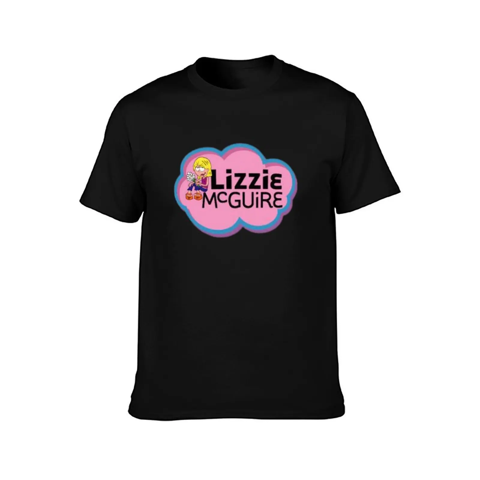 Lizzie McGuire T-Shirt, Summer Casual Cotton Tee, Oversized Streetwear Tops, Vintage Graphic Print, Loose Fit Short Sleeve
