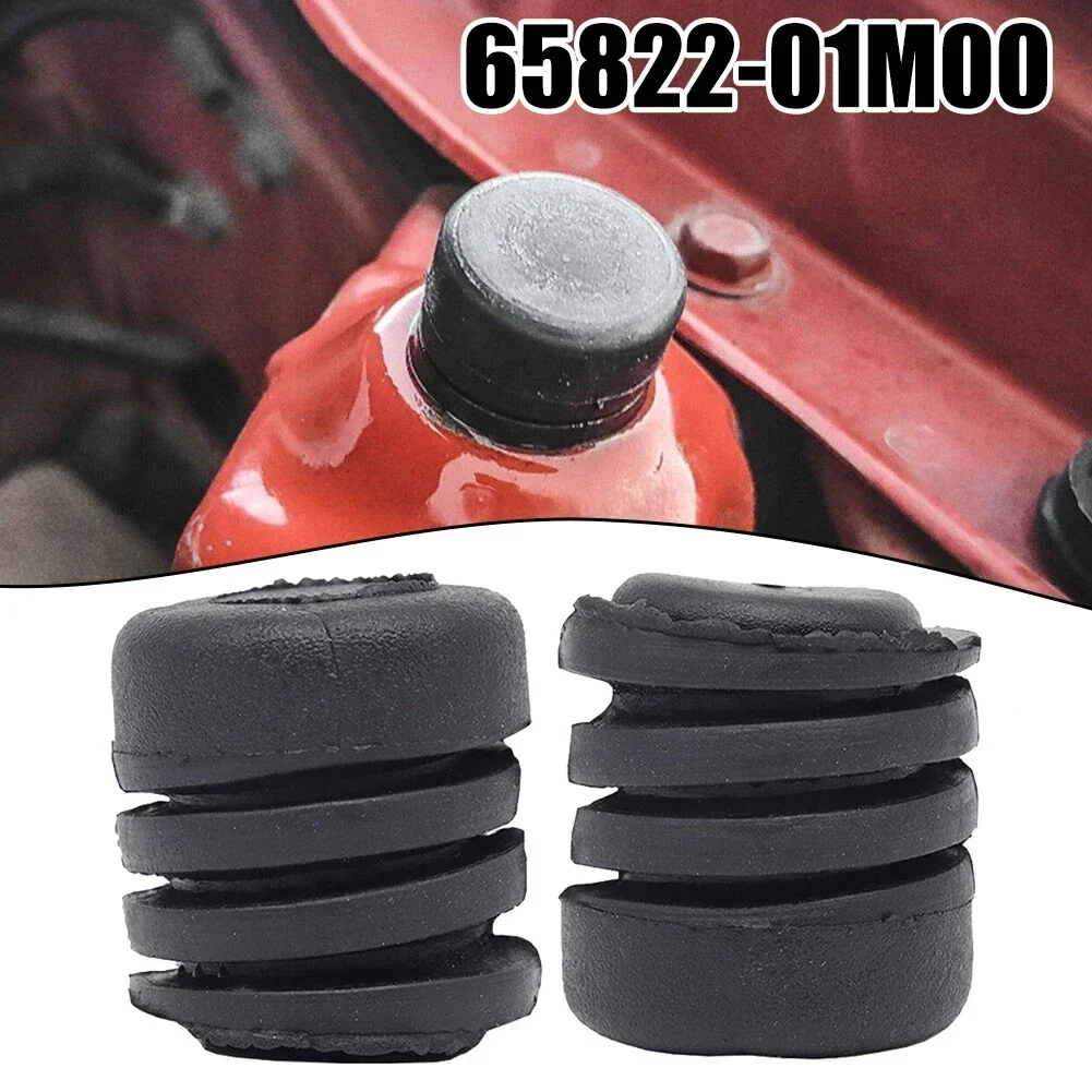 2Pcs Car Engine Hood Bonnet Door Buffer Cushion Rubber Mount For Nissan Altima 65822-01M00, 62840-D0100 Car Accessories