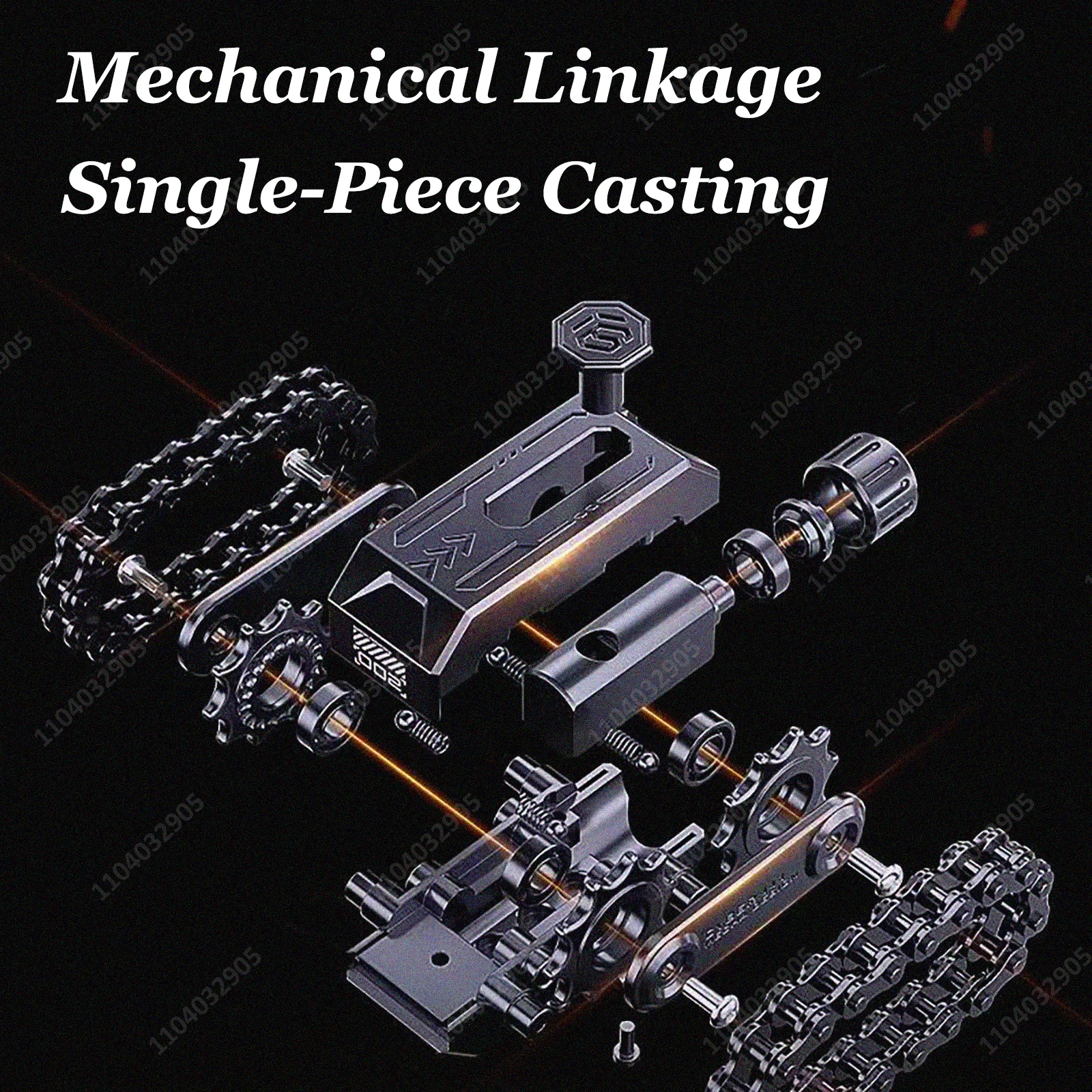 EDC خزان تململ لعبة والعتاد سلسلة تململ سبينر الدوار والمنزلق المغناطيسي مع نقرات اللمس لتخفيف التوتر أداة الأولاد الهدايا #6