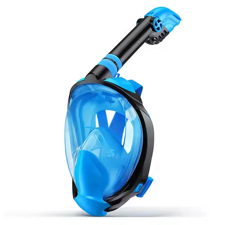 

Full Face Snorkel Mask Diving Masks Snorkeling Equipment Removable Camera Bracket Pro Mask for Adult Anti-Leak Anti-Fog