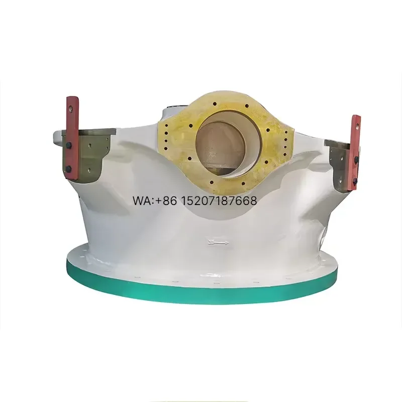 Wmwmnu Heavy Duty Cast Steel Lower Shell Bottom Frame Wear Resistant Crusher Part for Mining Stone Crushing Spare
