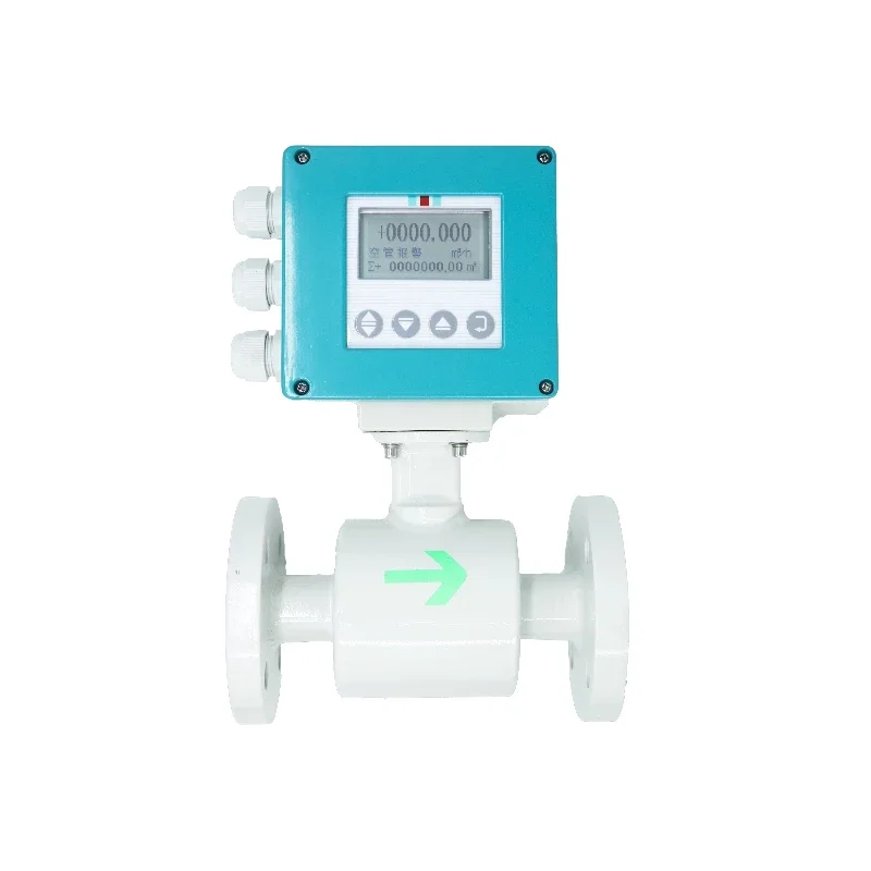 

2 4 8 Inch Digital Display Slurry Liquid Water Flow Meter Pipeline Electromagnetic Magnetic Flowmeter