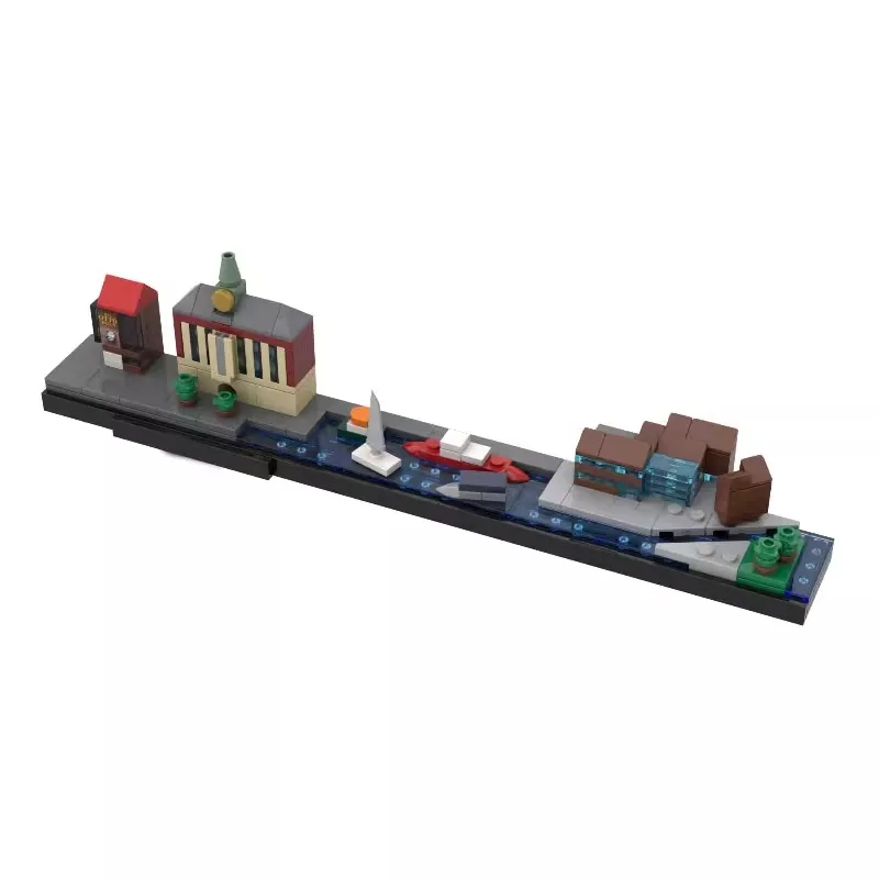 Bricklink Germany Ruhr Industrial Base City Skyline House Architecture Street View Sets Hamburg Hagen Hamm Building Blocks Toys