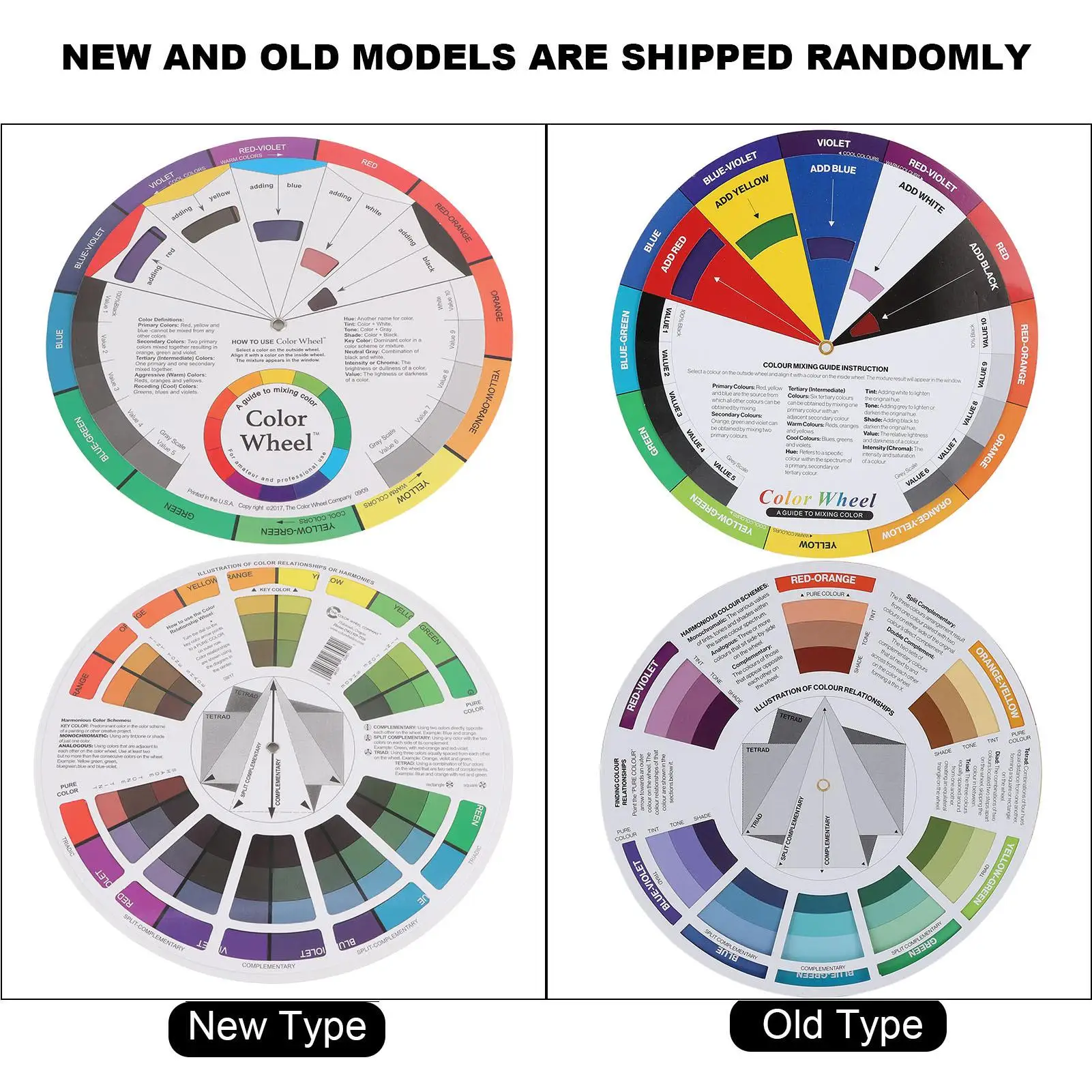 23.5 سنتيمتر الفنان عجلة اللون الوشم الحبر مطابقة دليل أداة تحديد الألوان القطر #3