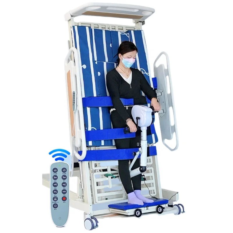 

Rehabilitation Standing Bed Medical Hospital Bed Electric Rehabilitation Training Bed Standing Aid For Paralyzed Patients