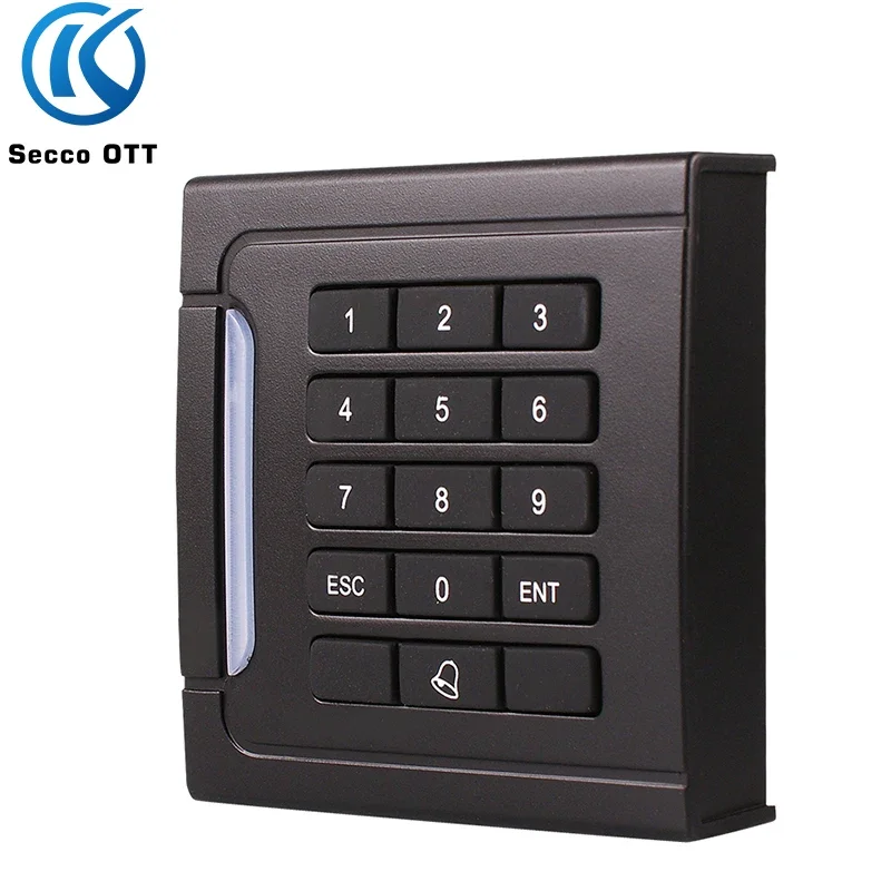 

DC 12V 125Khz/13.56Mhz 6000 User Access Control All-in-one Machine With Card Swipe and Password, External Access Control Reader