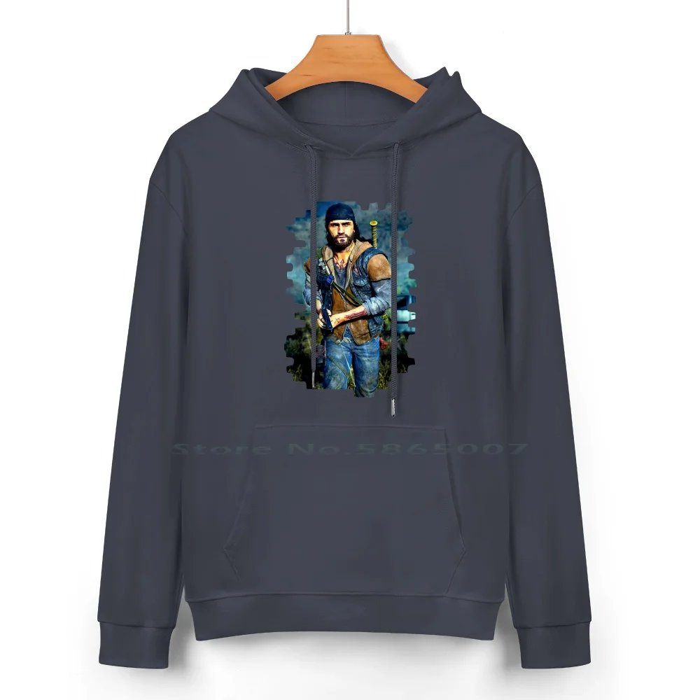 For Mens Womens Days Gone Game Limited Series 10 Run With The Hunted Long Sleeve Pure Cotton Hoodie Sweater 24 Colors For Mens