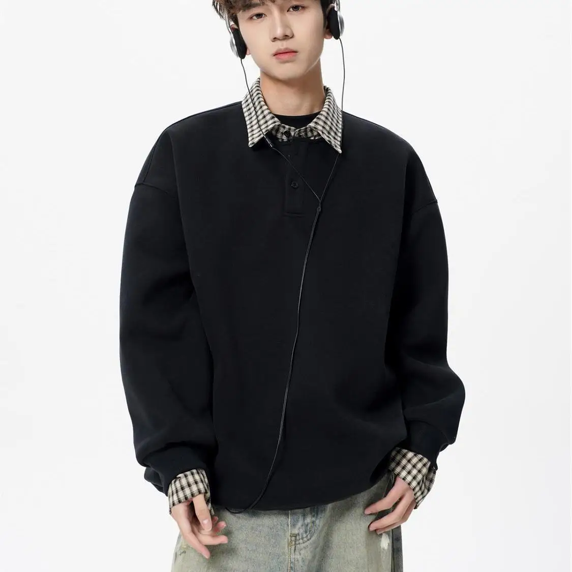 

Мужские худи без капюшона с принтом «Нью-Йорк» и текстом, символами выражения, словами, сообщениями, символами коммуникации, смыслом, языком, термосвитшоты