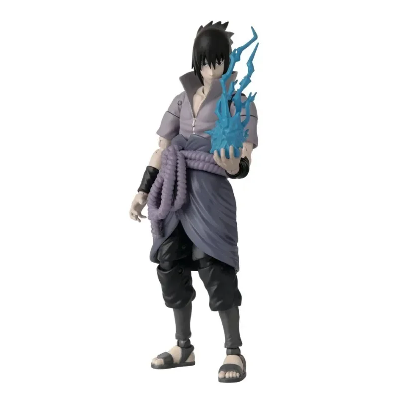 Bandai-Figurine d'action Naruto Anime, Uzumaki, NarAAUchiha, Sasuke, Hatake, Kakashi, JoendocMovable, Modèle original, Jouets cadeaux pour enfants