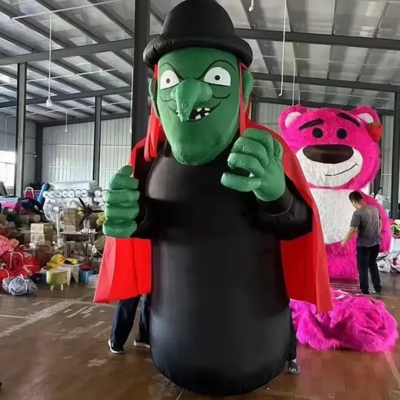 Factory Direct Sales of Halloween Witch Inflatables Custom Advertising Inflatable Products for Mall Parties Event Decorations