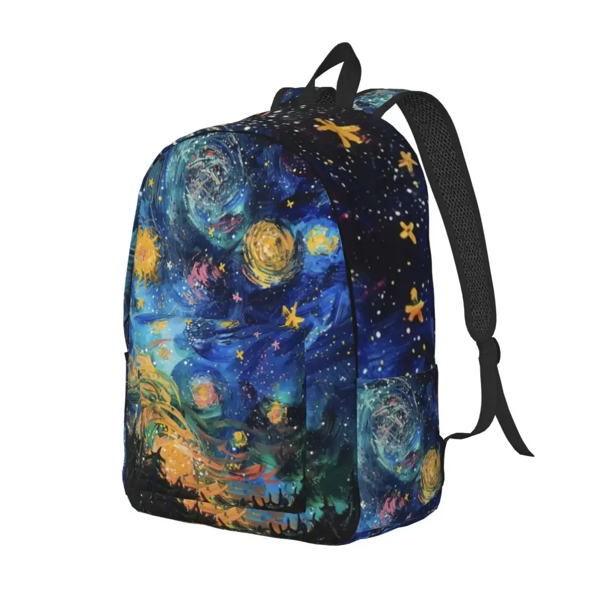 Cosmic Starry Sea For Girls Boys Fashionable, fully printed, and comfortable student backpack.