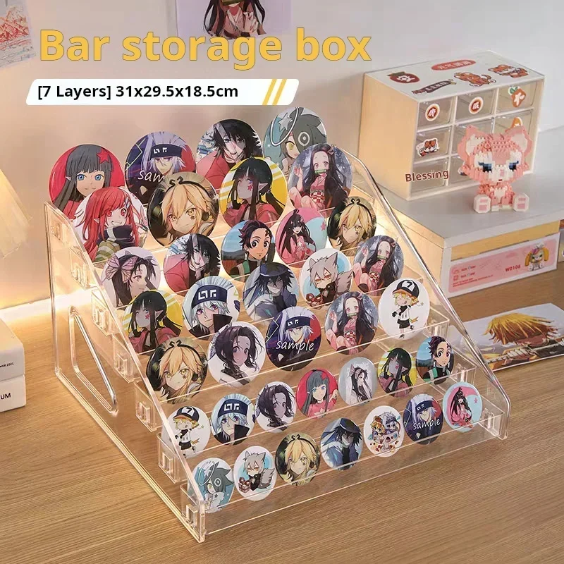 Artificial Home Bedroom Living Room Plant Bracket Record Storage Organizer Plastic Clothing Storage Box Badge Storage Box