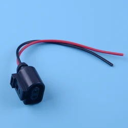 2 Pin Fog Light Lamp Wiring Plug Pigtail Connector 1J0973722 for Audi A6 Allroad Quattro VW Jetta Golf GTI MK4 Passat