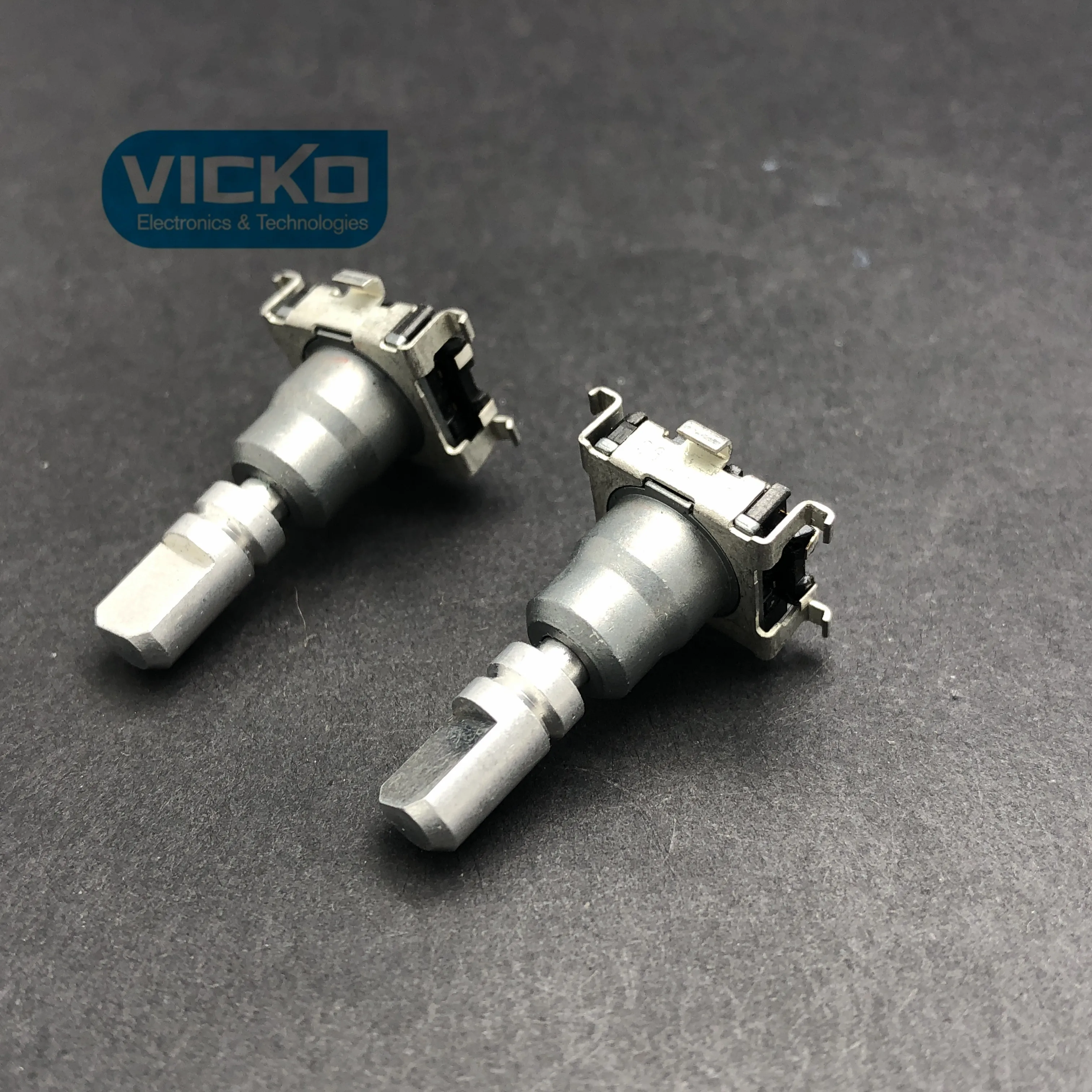 [VK] 10pcs Japan long life spline encoder switch EC11J with switch 30 bit car audio adjustment