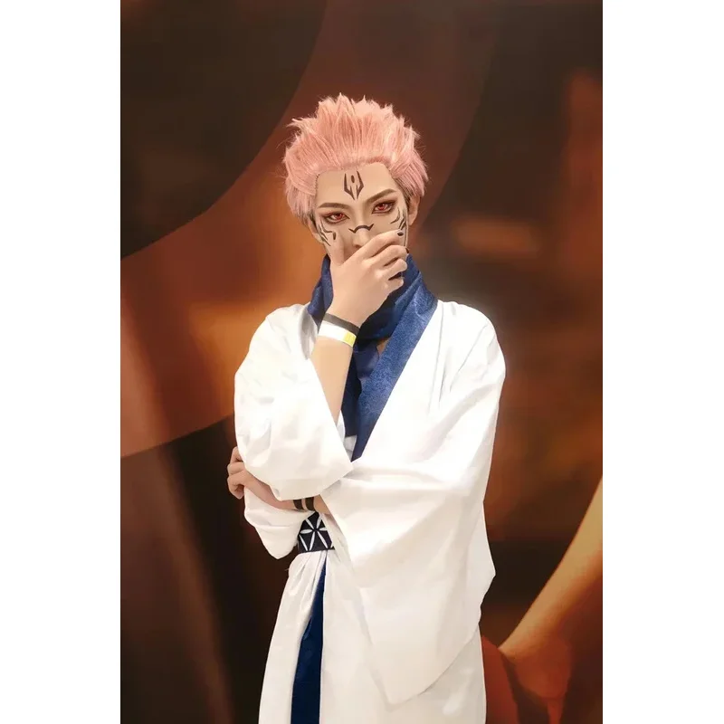 

COSda@Anime Jujutsu Kaimmense Cosplay Wig, Iori Utahime Ryomen Sukuna Costume, Japanese Kimono Hanfu Robe Set, Halloween