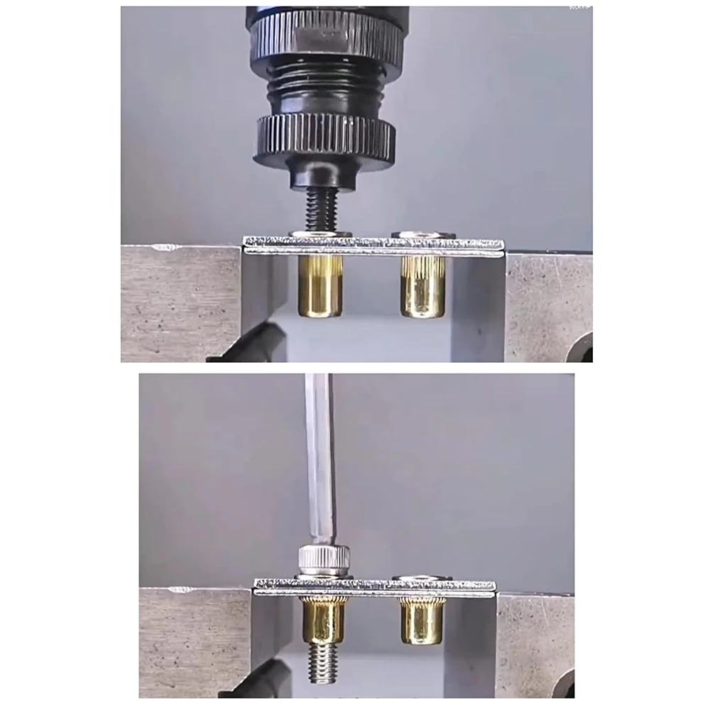 100pcs M3/M4/M5/M6/M8/M10/M12 Metric Rivet Nuts Zinc Plated Carbon Steel Threaded Insert Nut Nutsert Flat Head Knurled Body