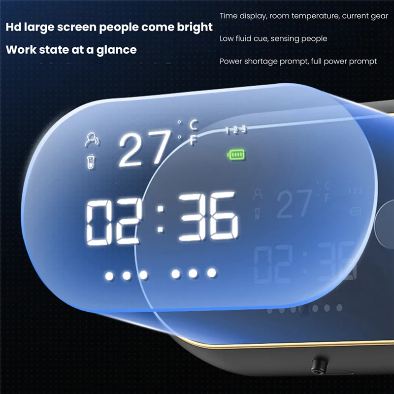 Touchless Wall-Mounted Automatic Soap Dispenser USB Liquid Foam Machine Infrared Sensor Electric Hands Free Hand 1