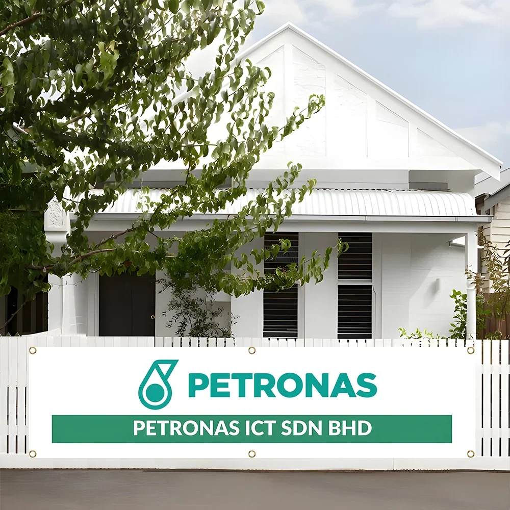 60X240cm PETRONAS Car Engine Oil Flag Gasoline Banners Diesel Fuel Petrol Flag Garage Car Tapestry Flag Garage Outdoor Decor