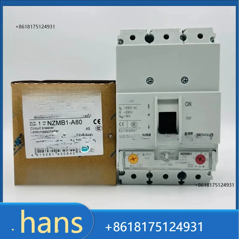 2026 Factory Direct Sales EATON Eaton Muller 25KA molded case circuit breaker NZMB1-A80 new 63-80A switch spot