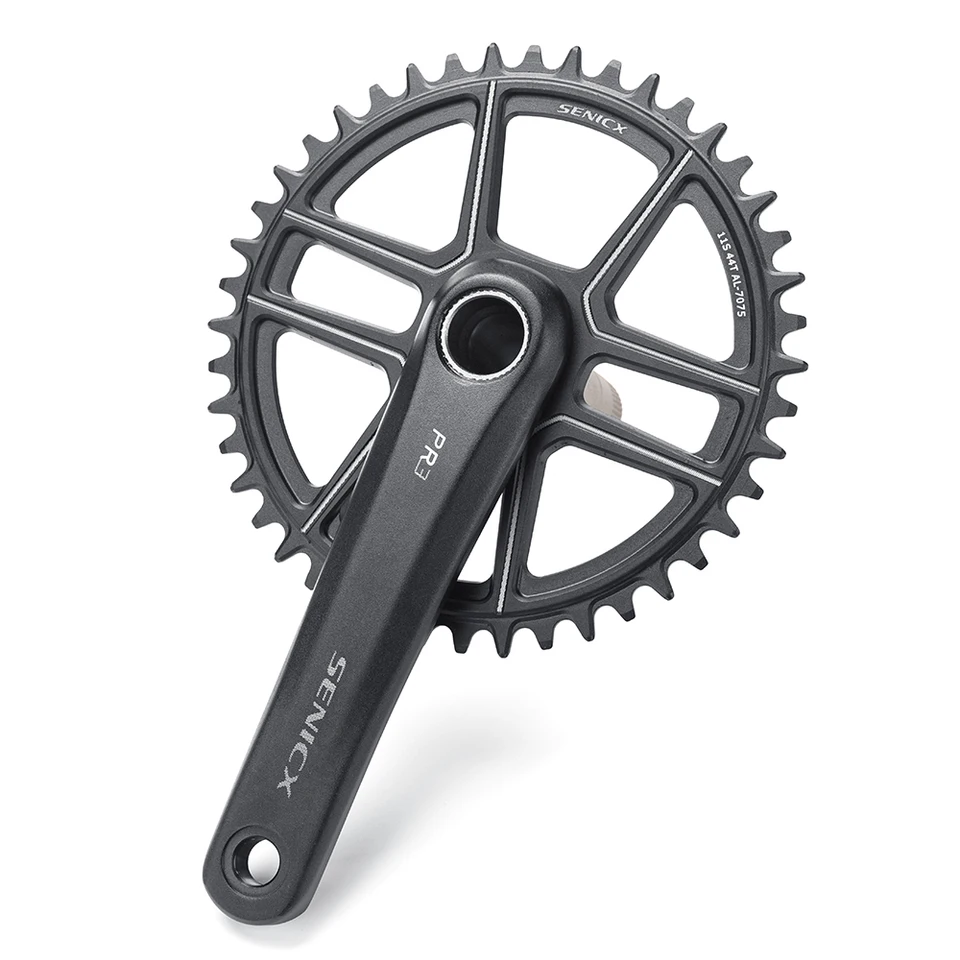 SENICX PR3 Gravel Bike Crankset 40T/42T/44T chainring 165mm 170mm