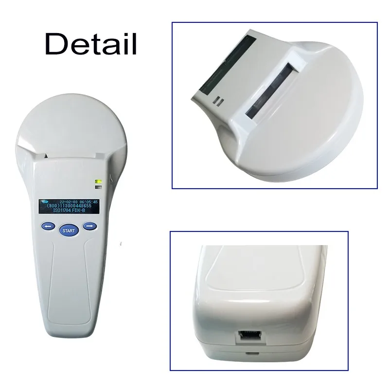 1D Barcode Scanner 134.2kHz HDX,FDX-B Chip Animal EID Handheld Reader For Cattle,cow,livestock Management