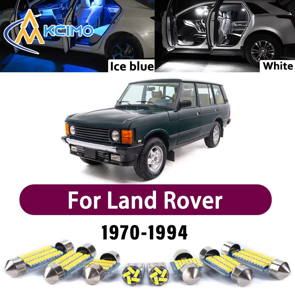 

Error Free LED Interior Light Kit for Land Rover Range Rover 1 1970-1994 Premium Bright Dome Trunk Mirror Reading Lamps Canbus