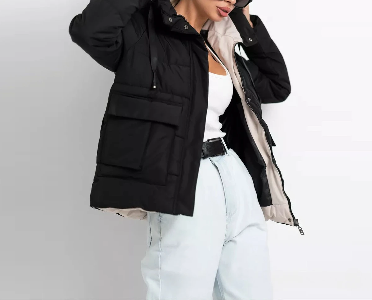 2025 New Short Bread Jacket High-end Outerwear Women's Winter Clothing Trend Simple