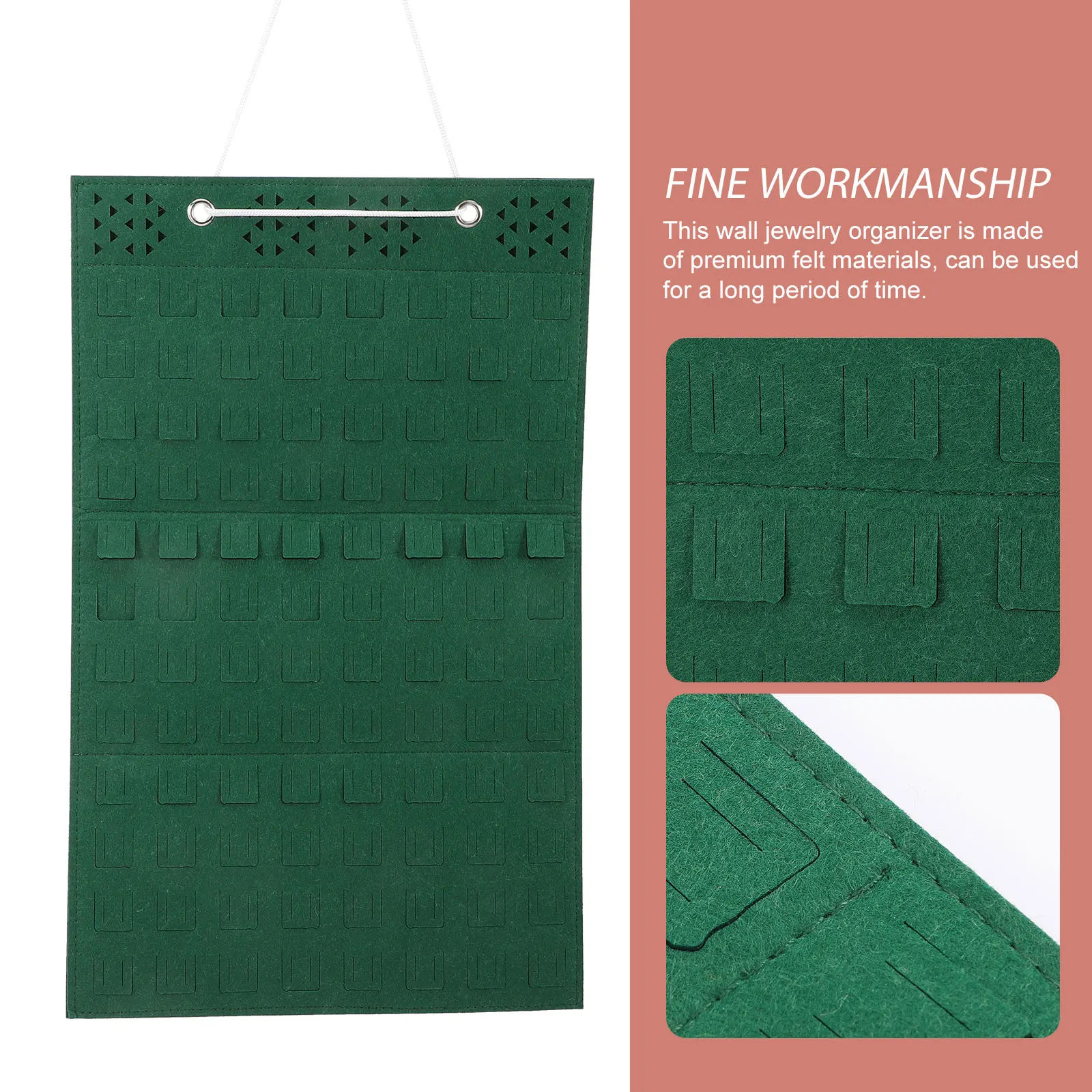 

Сумка-органайзер для хранения ювелирных изделий и подвесной держатель для сережек из фетра для девочек, серьги