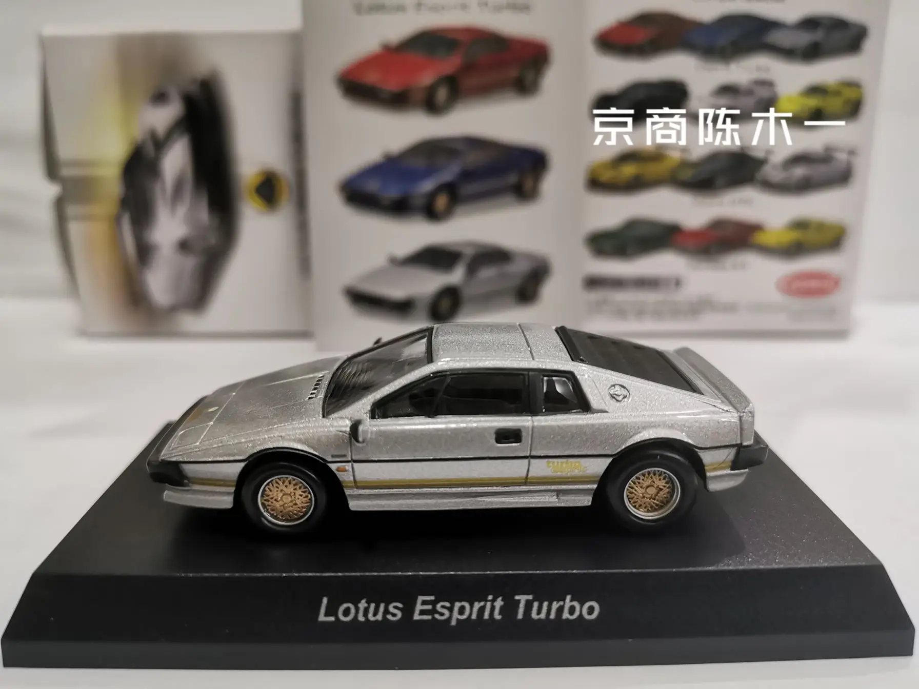 

Коллекция 1/64 KYOSHO Lotus Spirit Turbo из литого сплава, декоративная модель автомобиля, игрушки