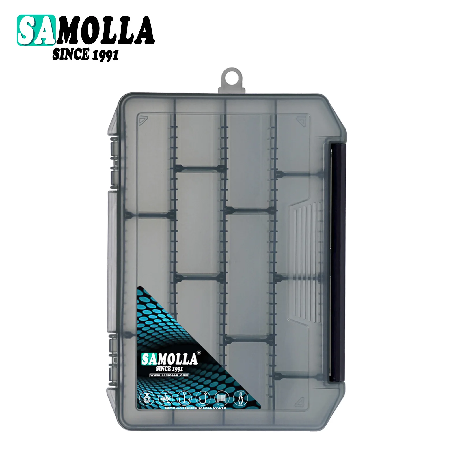 Neue Angeln Box Locken Köder Box Fächer Kunststoff Zubehör Lagerung Tackle Hohe Festigkeit Container Fall Einstellbare Organizer