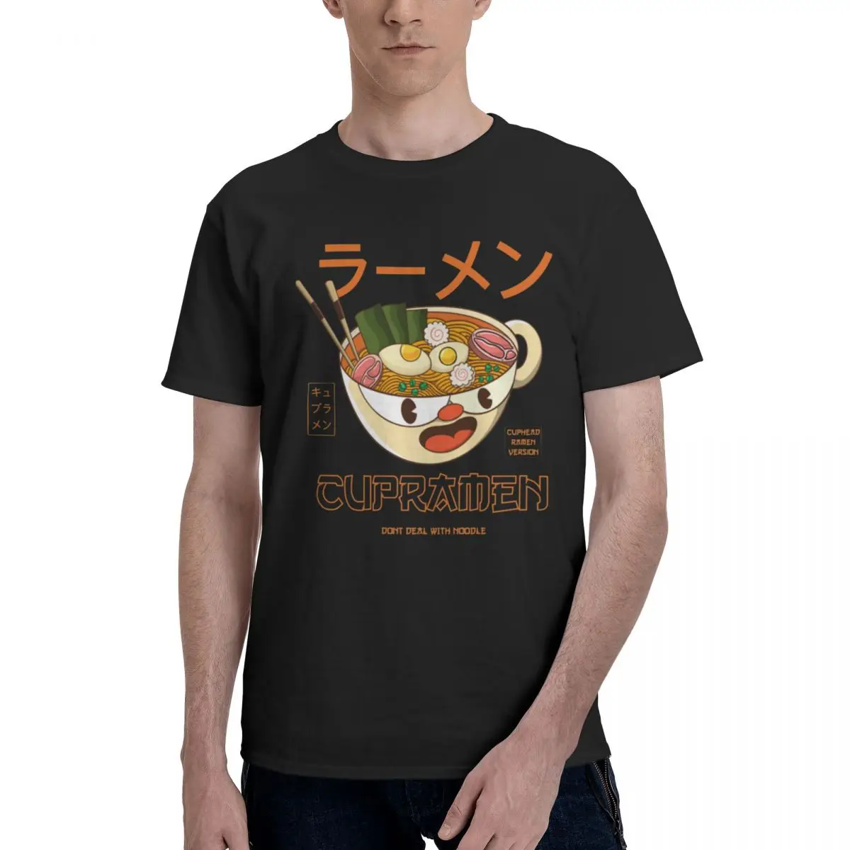 Cuphead Funny T Shirts Graphic Y2K Idea O-neck T Shirt For Men Women Clothes