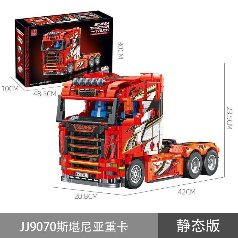 

JJ9070 static Truck and car building block Creative MOC Assembly Model Kit Toys For Children Adult Gifts Boy assembly puzzle