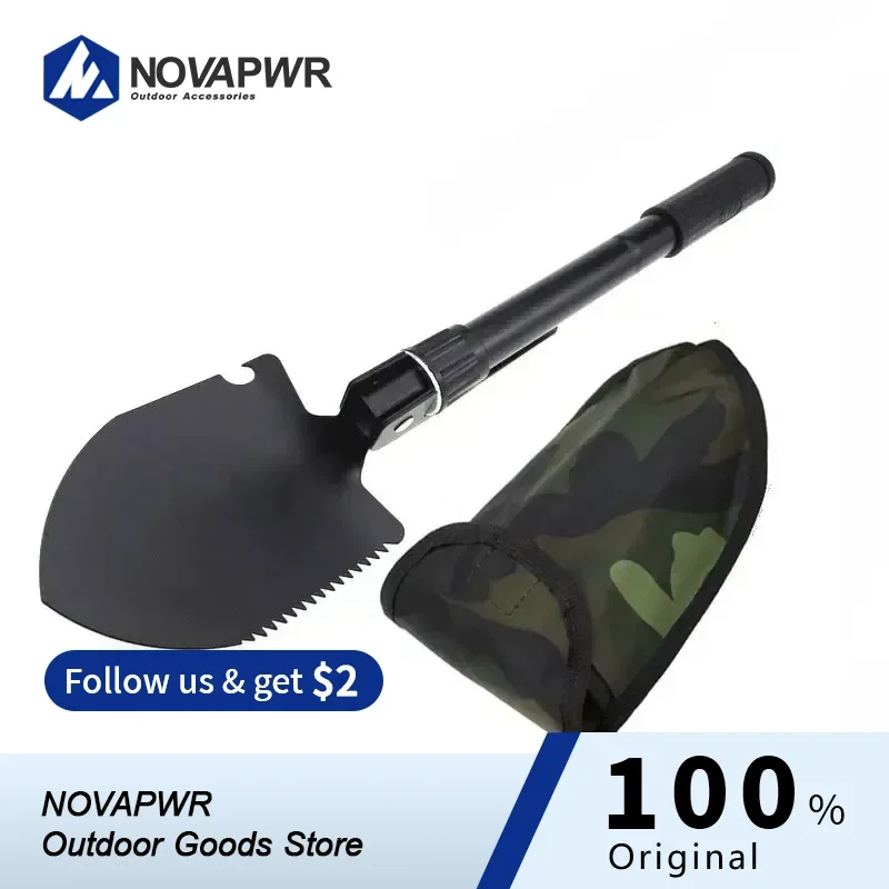 

1PC Engineer Military Shovel Folding Outdoor Tool for Camping Fishing Vehicle