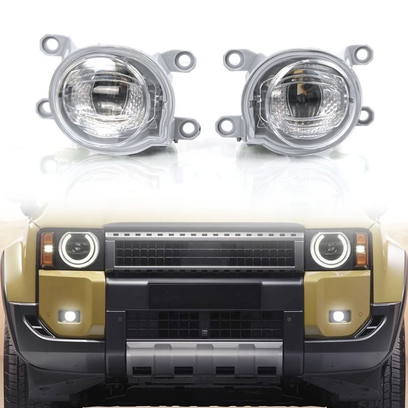 

For Toyota Land Cruiser Prado 2024 LED Fog Light Front Bumper White-Light Fog Lamp Highlight Anti-Fog Driving Lights Accessories