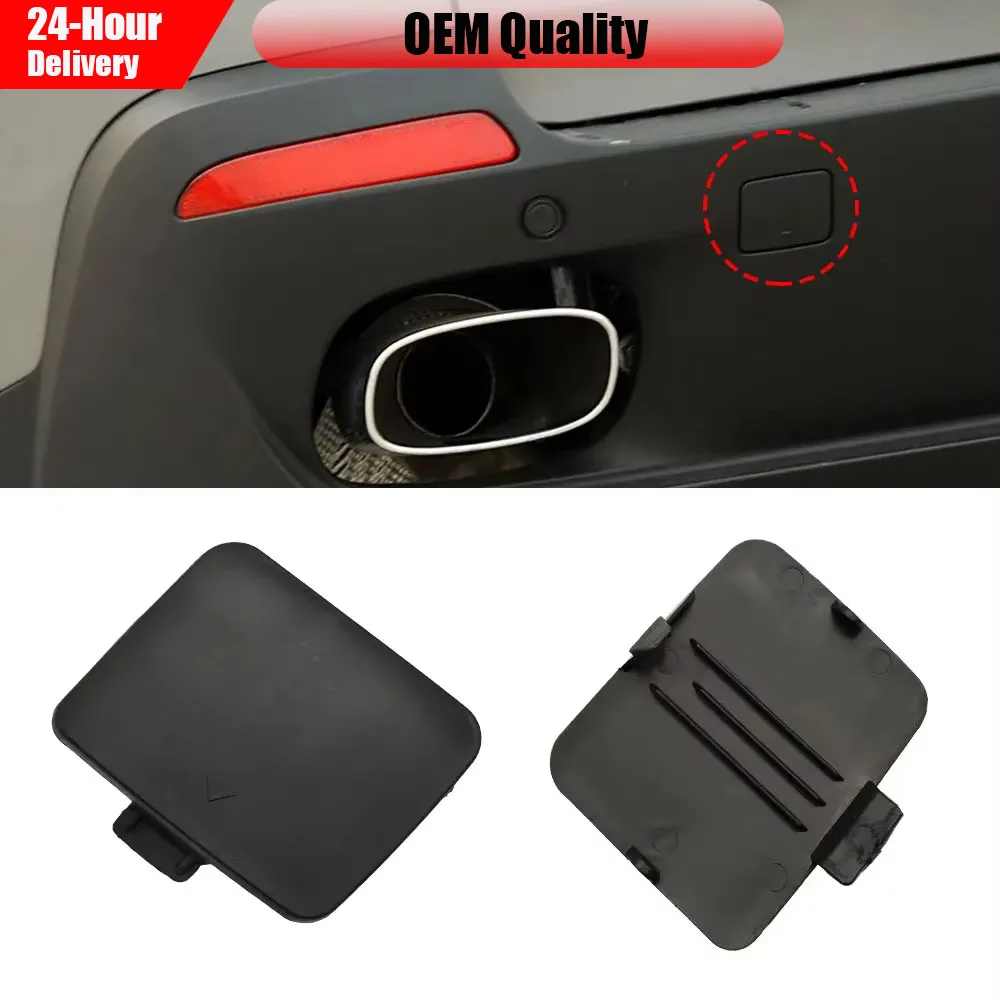 For BMW X5 E70 2007 2010 Rear Bumper Tow Hook Cover Cap Accessory Black Part Numbers 51127158447 51127158448